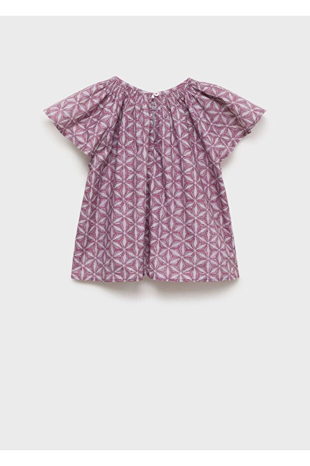 Patterned cotton blouse - 3