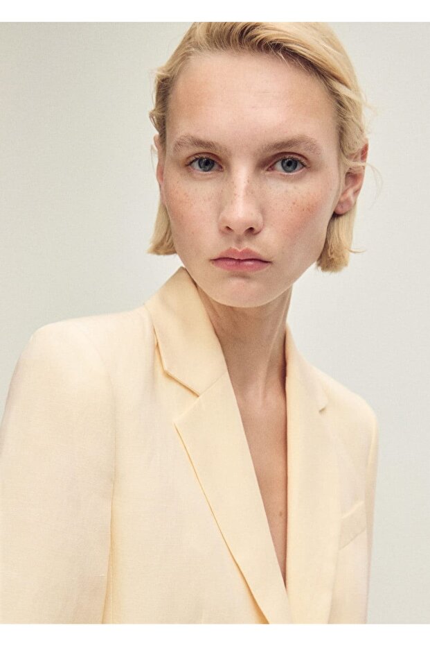 سترة من مزيج الكتان - 7