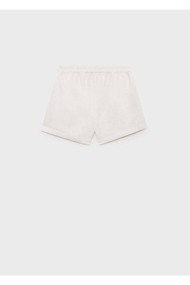 Elastik belli şort - 4