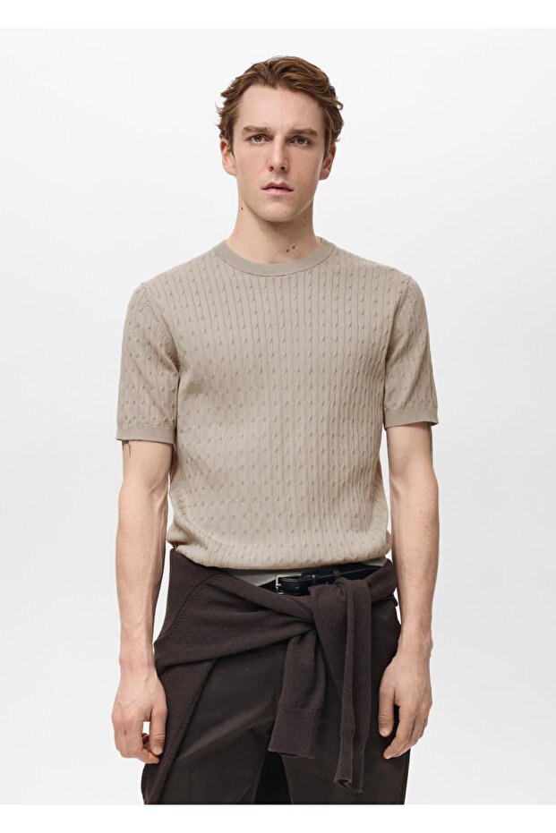 İnce triko tişört - 1