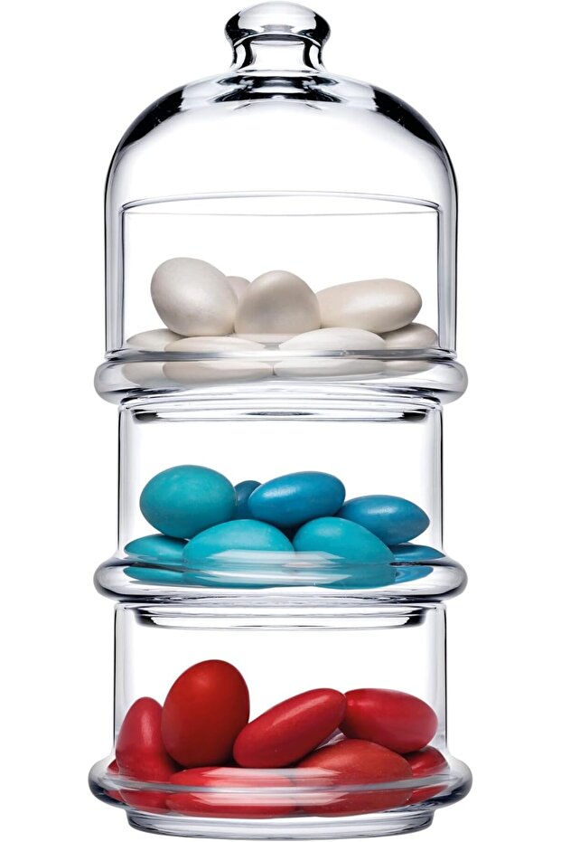 برطمان شوكولاتة زجاجي قابل للتكديس - 3