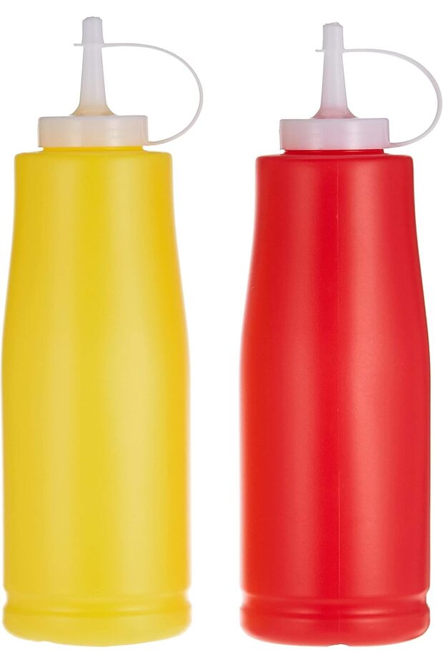 Ketchup Bottle and Sauce Bottle