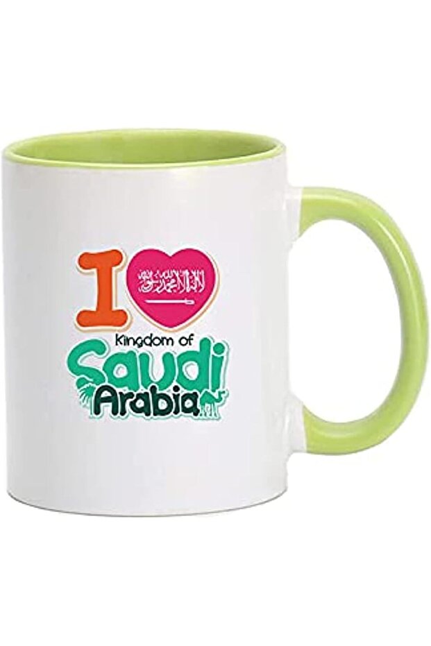 كوب أكريليك MEC باللونين الأخضر والأبيض، سعة 11 أونصة