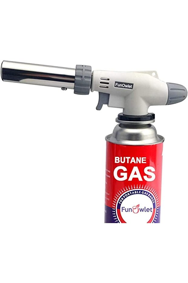 Windproof Torch Gun Lighter | Butane Flame Gun Torch | Single Jet Flame Adjustable (Butane
