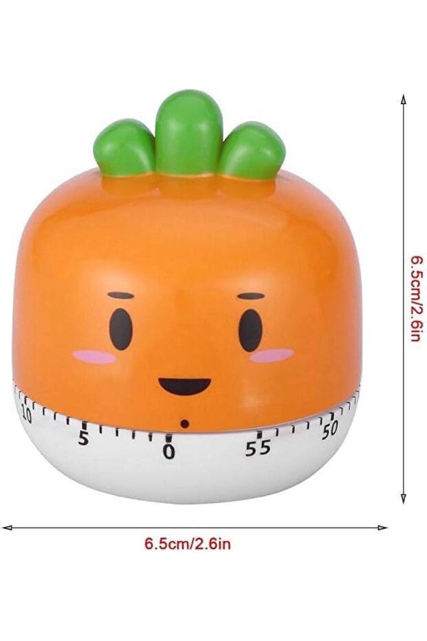 مؤقت مطبخ ميكانيكي من تزوييق، مؤقت عد تنازلي يدوي بأشكال خضراوات لطيفة، برنامج طبخ مطبخ - 2