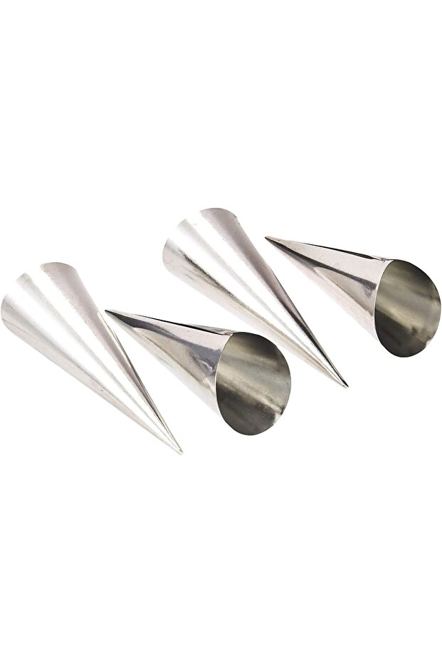 Cream Horns Set of 4 Stainless Steel | PR8068