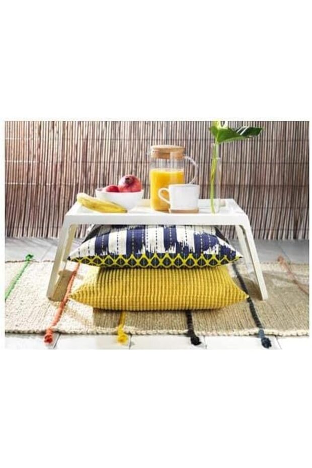 Foldable Bed Tray-White - 3