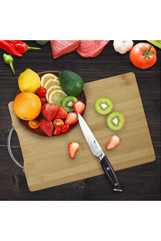 طقم ألواح تقطيع من الخيزران مكون من 3 قطع - 5