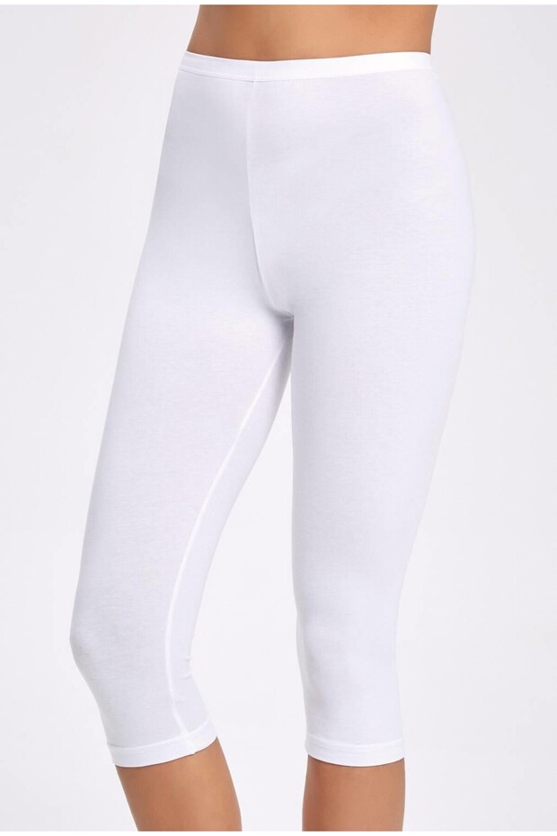 Lycra Capri Women's White Tights