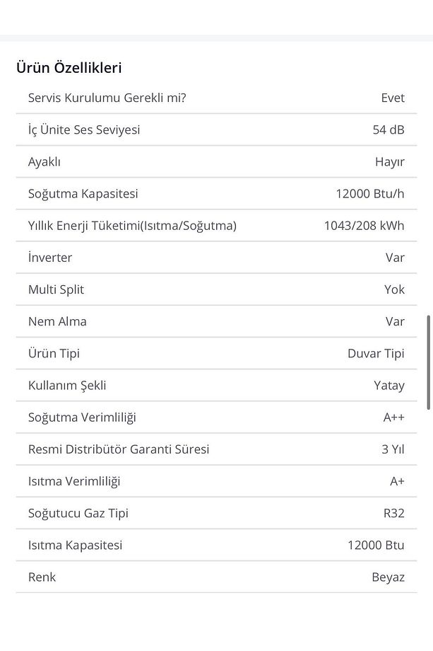 E.C.A Spylos Pro 12000 Btu A++ Duvar Tipi Klima - 3