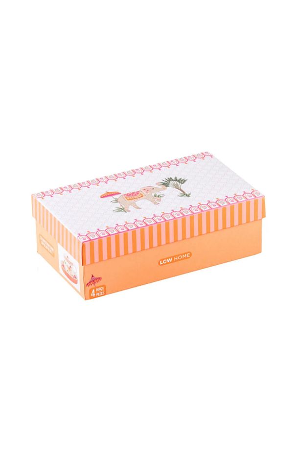 LCW HOME Karişik Baskılı 2 Kişilik Porselen Kahve Fincan Takımı 90 ml - 4