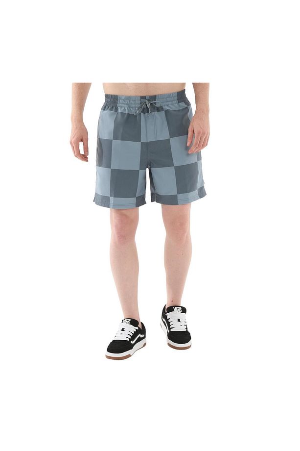 000M43E581-R Vans Primary Checkerboard Elastic Boardshort Erkek Şort Ve Kapri Mavi - 1