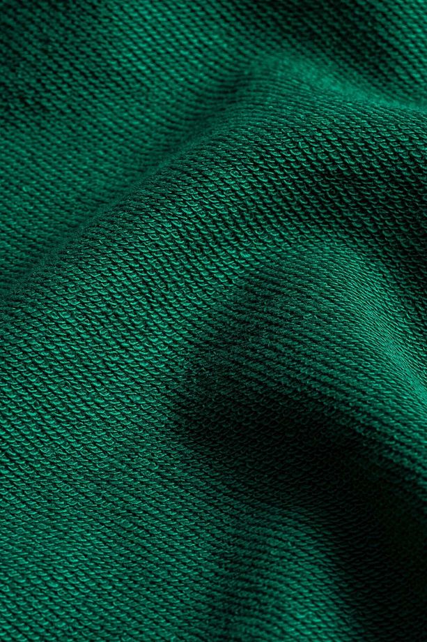 Unisex Basic Çift Taraflı Sweatshirt - Lyuga - Forest Shade - 8