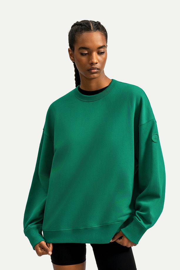 Unisex Basic Relax / Oversize Sweatshirt - Ruden - Forest Shade - 7