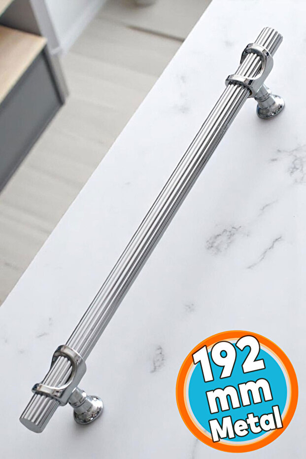 Furniture Drawer Kitchen Wardrobe Cabinet Door Handles Handle Handle Chrome Metal Handle 192 Mm-19.2 cm