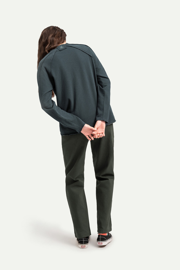 Erkek Basic Çift Taraflı Sweatshirt - Lyuga - Raven - 6