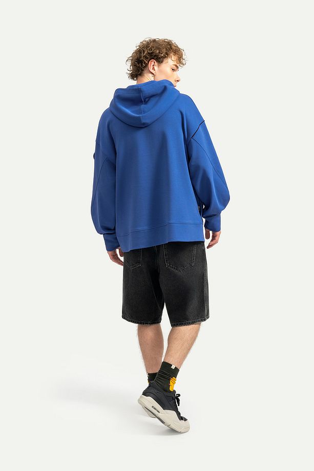 Unisex Basic Relax / Oversize Hoodie Sweatshirt - Hugraf - Comet - 6