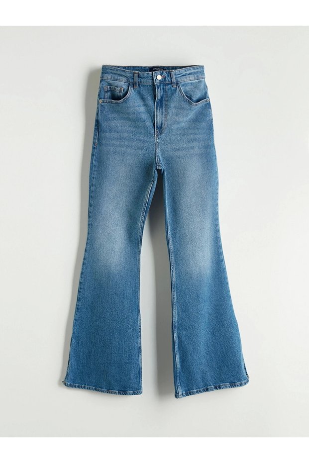 Lcw Jeans Indigo Mars Flare Women's Jean Pants