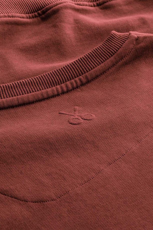 Unisex Basic Regular Sweatshirt - Ruga - Brick - 8