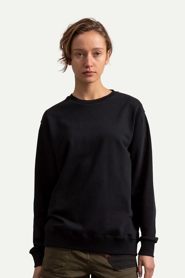 Unisex Basic Regular Sweatshirt - Ruga - Tar - 5