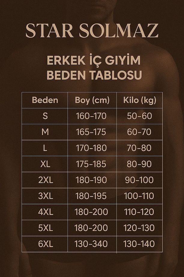 Erkekler Için Büyük Beden 10`lu Desenli Likralı Pamuklu Penye Boxer - 7