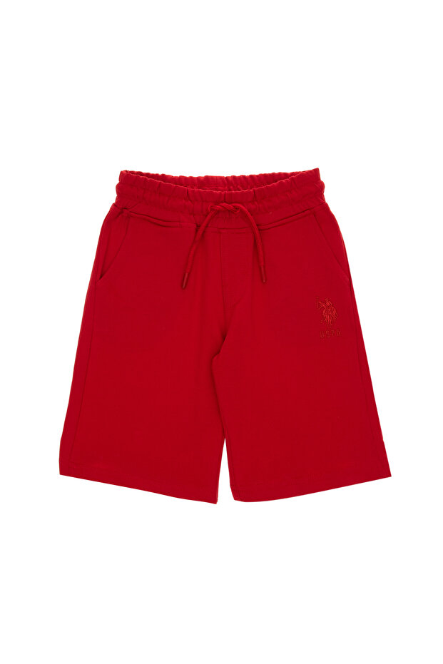 Erkek Çocuk Kırmızı Örme Şort 50306515-VR030 - 1