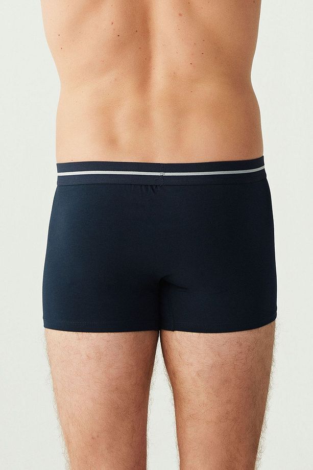 U.S. Polo Assn. Erkek Lacivert+Laci.MLJ+Laci.Flamlı 3 lü Kutulu Boxer - Çoklu Renk - BNLLY80H30L6P - 5