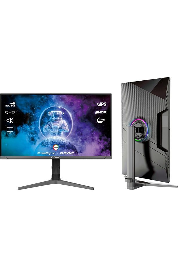 32 Inc Ov32Mnt301Gq 32 Fast İps 180 Hz 1Ms 2K Qhd Freesync - Multimedya G Sync Pivot Oyun Monit - 2