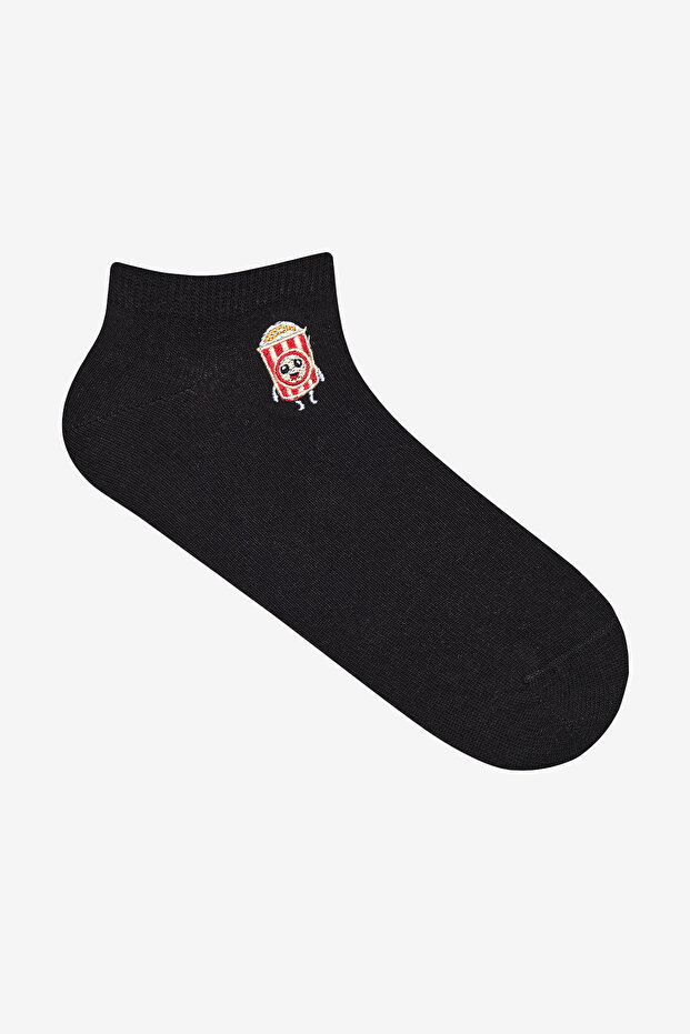 Cola Black Booties Socks - 2