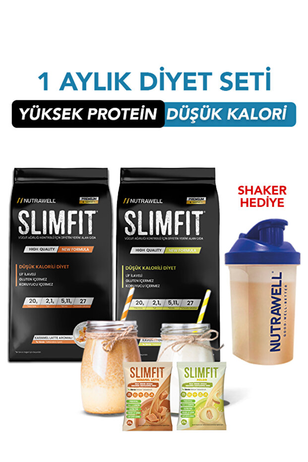 30 Günlük Öğün Yerine Geçen Shake Öğün Tozu Karışık Aromalı Shaker Hediye - 1