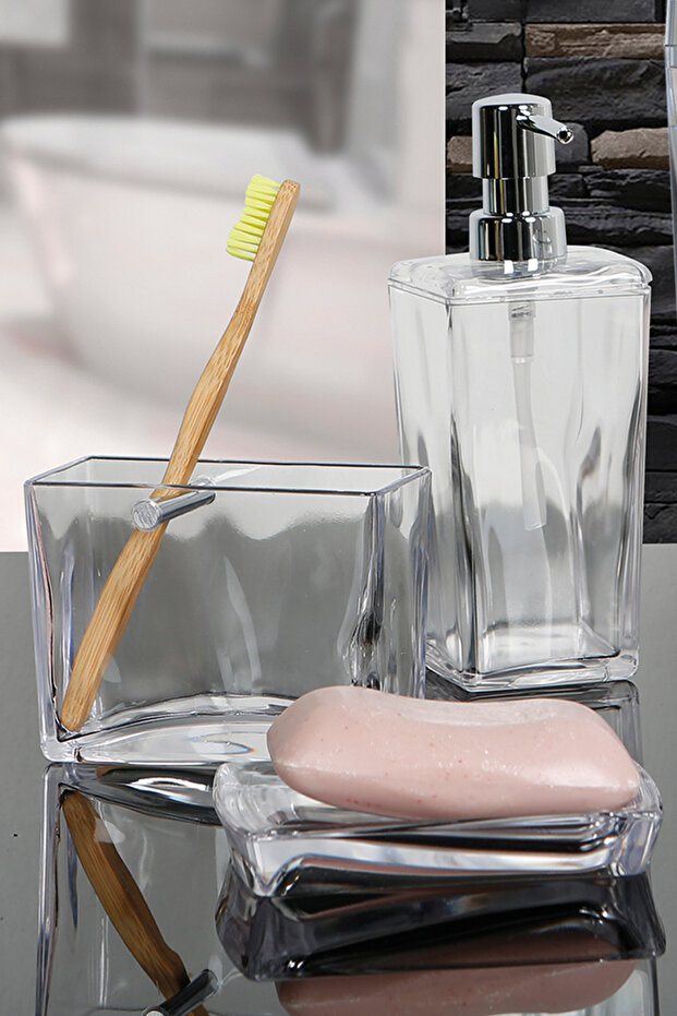 Biga 3Lü Banyo Seti -Şeffaf - 6