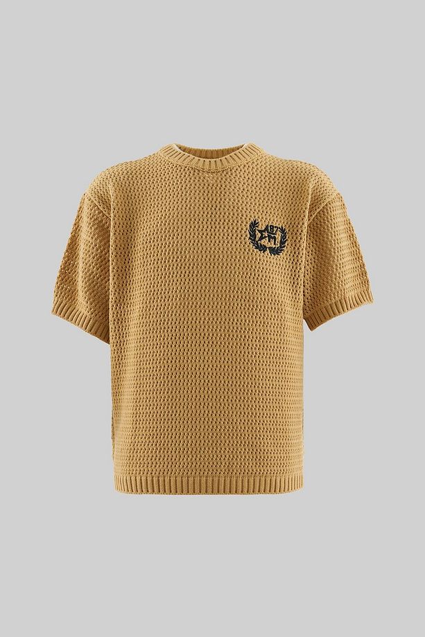 Mchnst Knıt College Style Tee Soft Beıge - 3