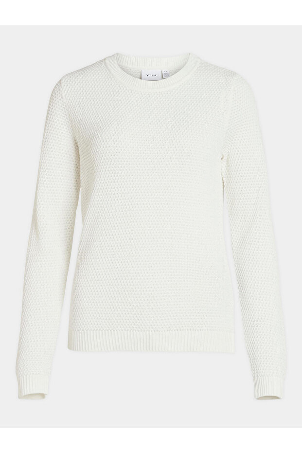 vila Women's Sweater 14082767 White - 2
