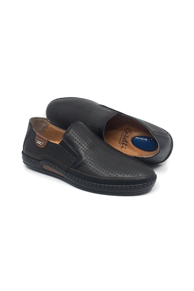 Catelli 573 Ortho Pedic Men's Daily Genuine Leather Shoes