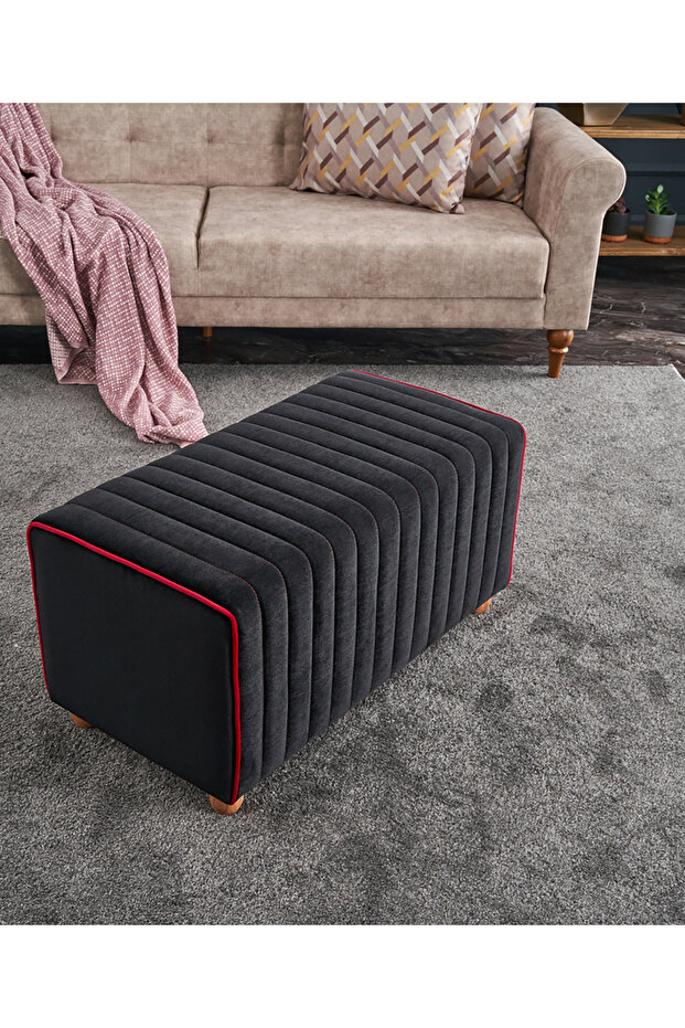 Mabel Puf - Siyah - 1