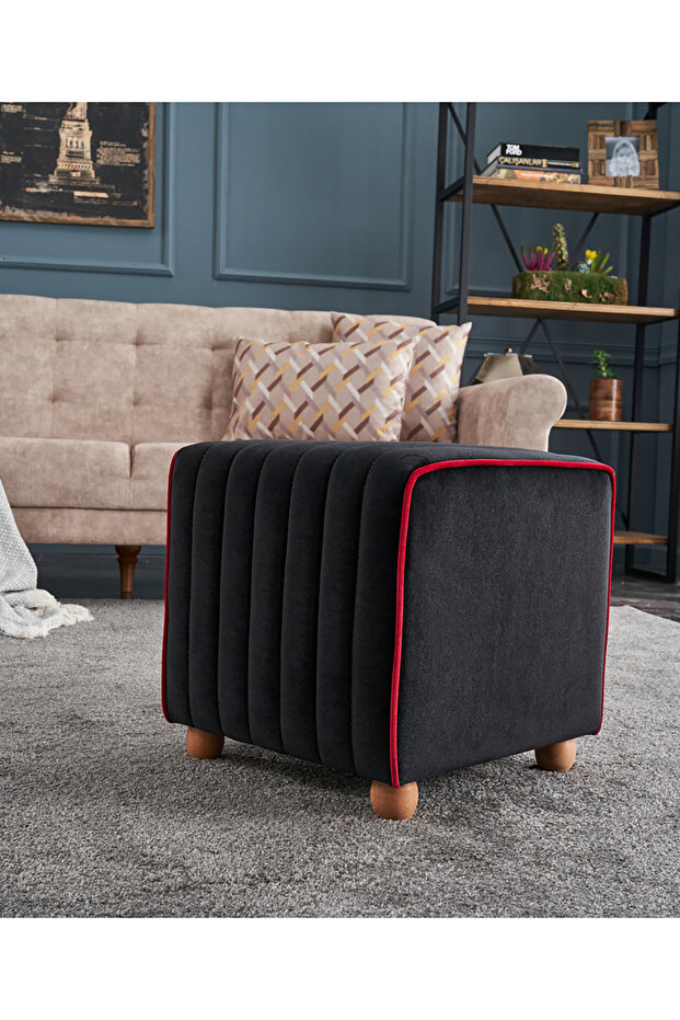 Mona Puf - Siyah - 1