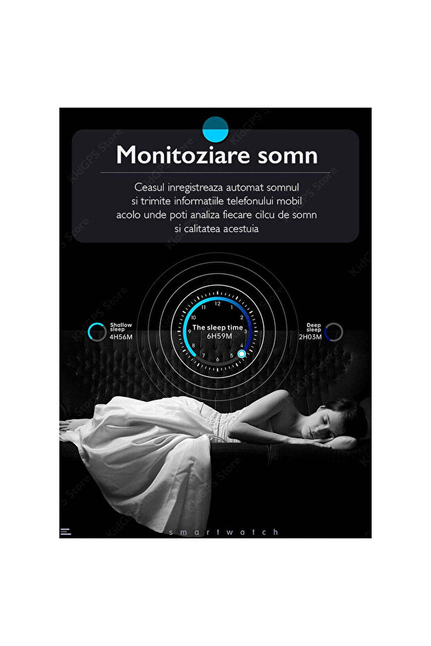 Ceas inteligent TechONE KM04, roz - 13