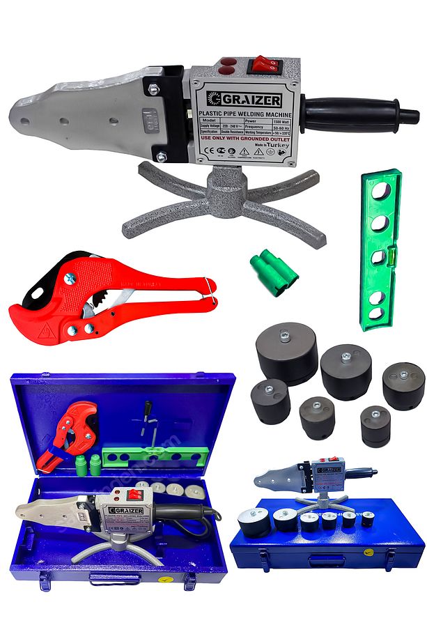 Powerforge Plastik Boru Kaynak Makinesi Full Set - 2