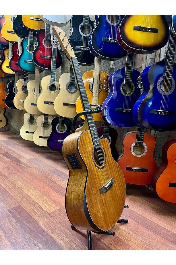 Elektro Akustik Gitar Sahne Gitarı - 2
