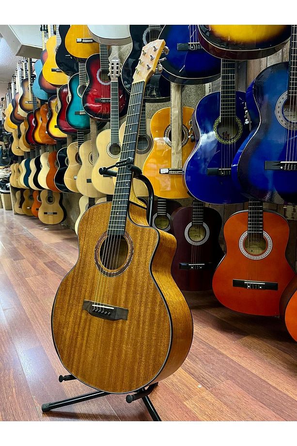 Elektro Akustik Gitar Sahne Gitarı - 5
