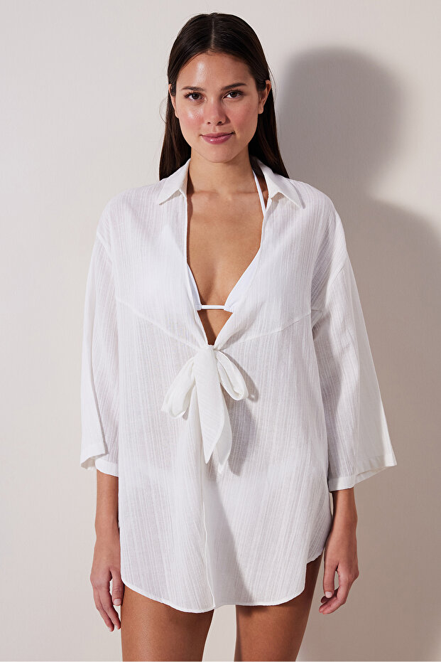 Sienna Beyaz Gömlek - 1