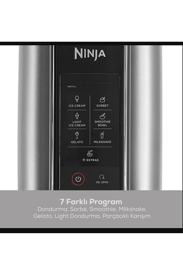 Ninja Dondurma, Gelato, Sorbe, Smoothie Kasesi, Milkshake Dondurma Makinesi CREAMi Ice Cream Maker - 5