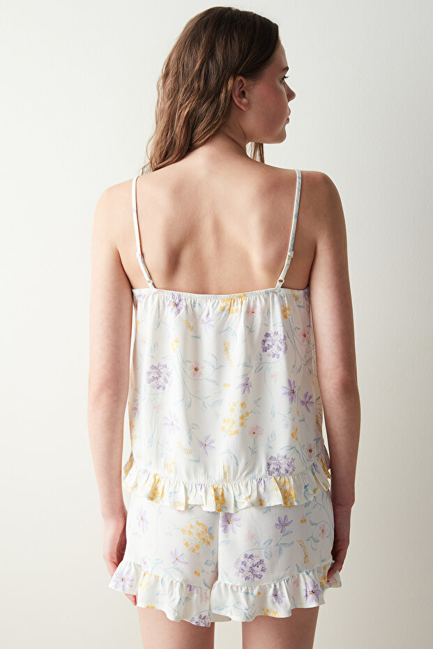 Spring Dream Beyaz Atlet Pijama Üstü - 4