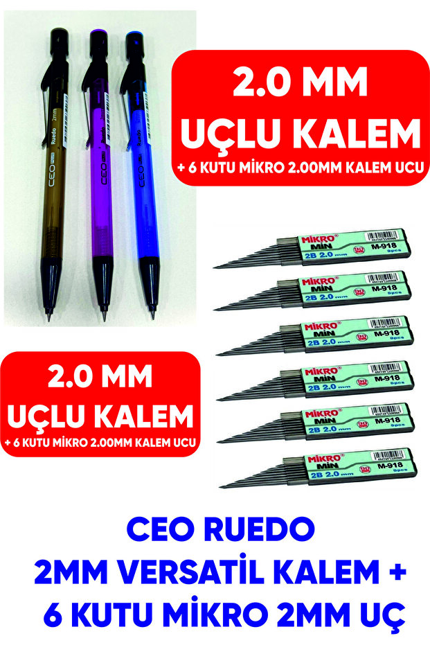 2.0mm Nib Pen Thick Nib Versatil Pen + 6 Cases 2.0mm Pen Nib