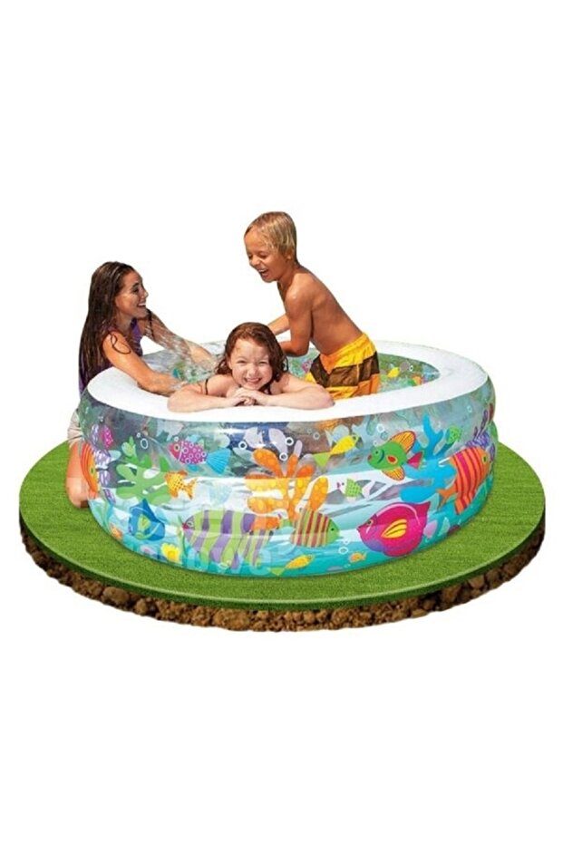 حوض أسماك قابل للنفخ (60* 22) - 3