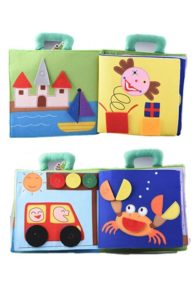 Fabric Shapes Learning Book - 2