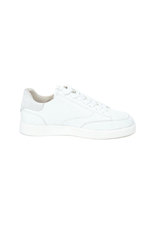 64676 White Genuine Leather Men's Casual Shoes