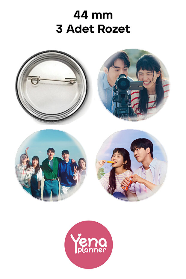 Twenty One Twenty Five K Drama Bag Ornament / Badge Set