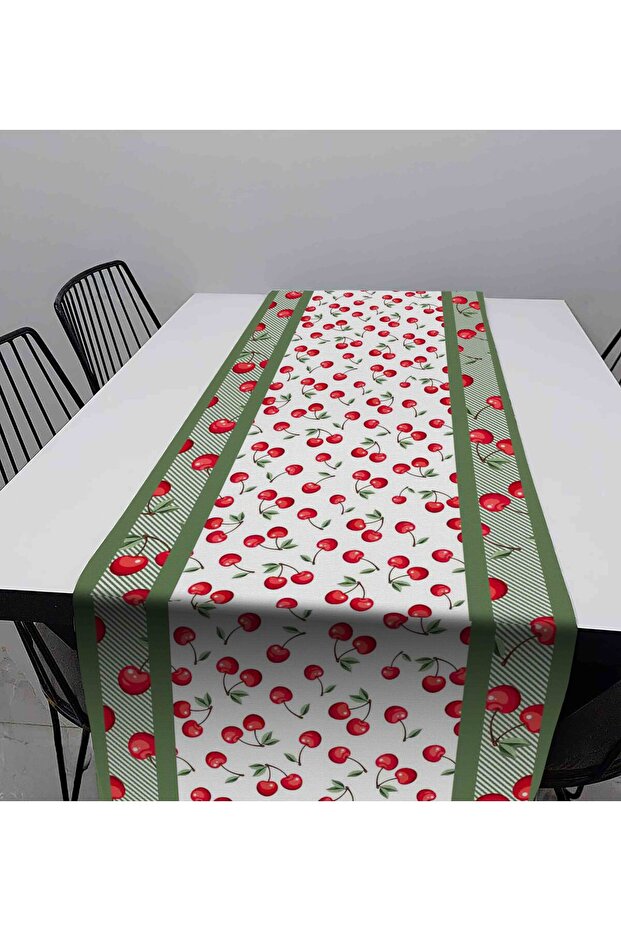 نمط فاكهة الكرز والعداء الملون - 2