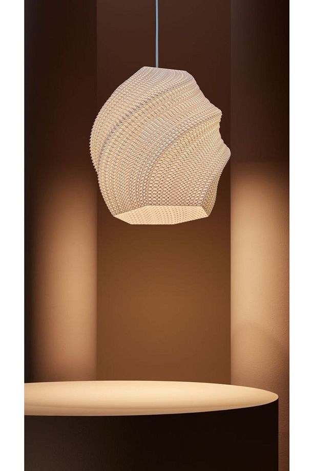 Nunky Mesh Beyaz Sarkıt Avize, Yatak Odası, Oturma Odası Tasarım Tekli Sarkıt Avize (Bioplastik) E27 - 4